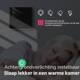 Programmeerbare Thermostaat Intelligente WiFi,, Water Warmte Thermostaat, LCD Touch Screen, TGW60W-WIFI-WP Wit — thumbnail 3