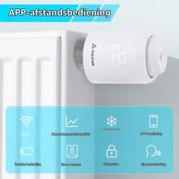 Slimme radiatorthermostaat, wifi, TRV603, thermostaat, verwarming, compatibel met en, programmeerbare verwarmingsthermostaat,, slimme radiator, geen gateway — thumbnail 2