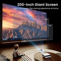 Beamer - Full HD 1080P - Bluetooth - HDMI - Voor Thuisbioscoop En Entertainment — thumbnail 1