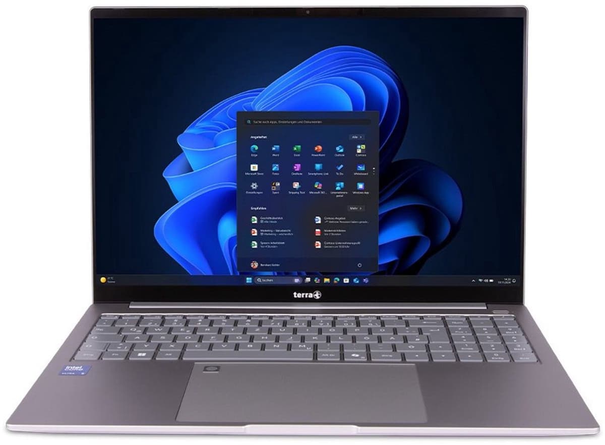 Terra Mobile 1552 15.3" WUXGA Aluminium laptop - Intel Core Ultra 7 155U - 16GB DDR5 - 4.0TB M.2 SSD - Intel Arc 4 - Windows 11 Pro — afbeelding 1