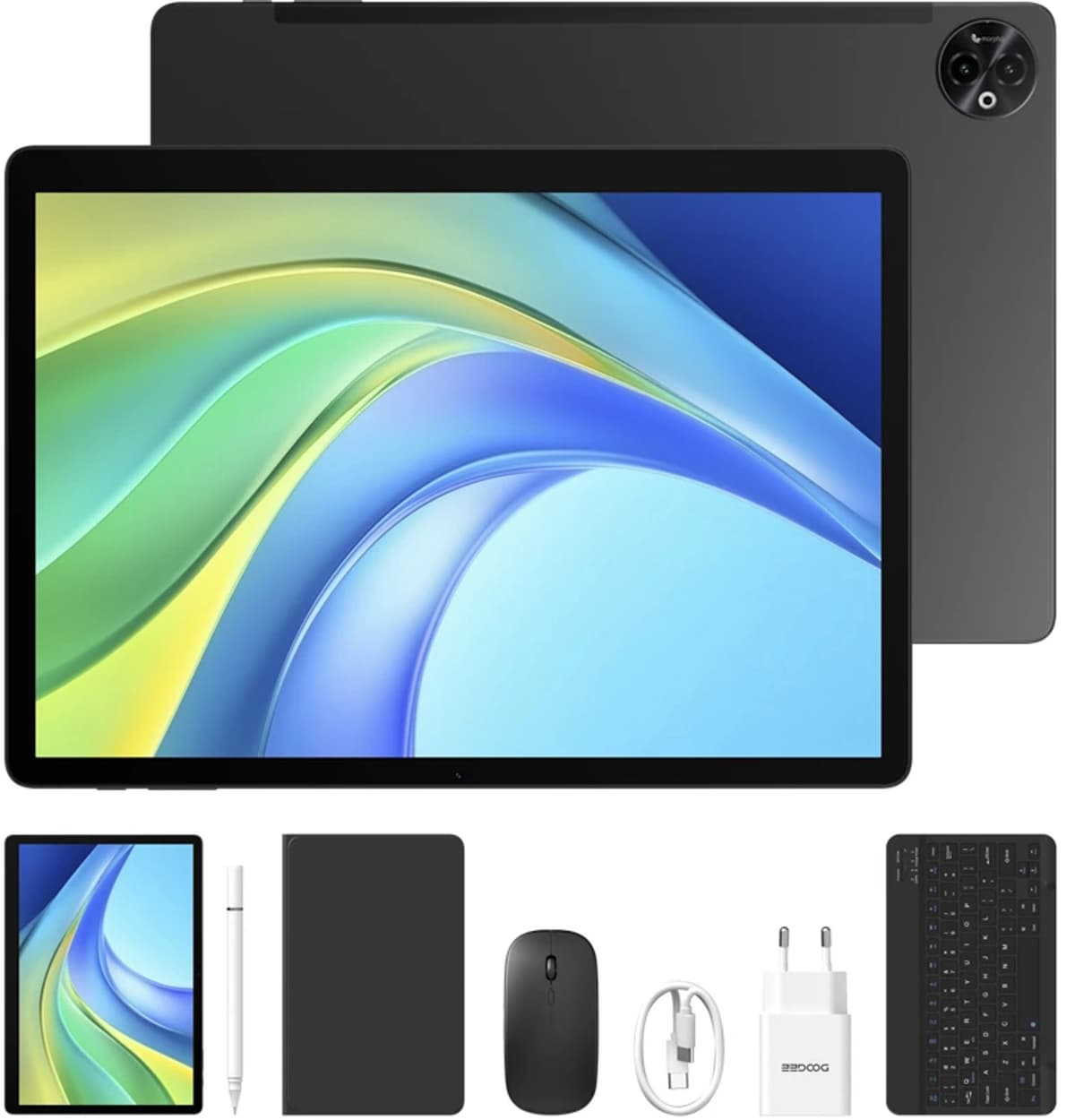 DOOGEE Tab E3 Max VIP (grijs) — afbeelding 1