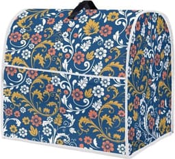 Mixerhoes keuken - Apparaathoes - Keukenorganisatie - Met opbergzakken - 43.5 x 27.5 x 37.5 cm - Vintage bloemen — thumbnail 1