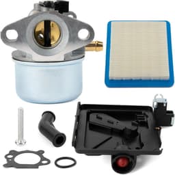 SnelShoppen - Carburetor voor Grasmaaier 799868 498170 Vervangende Onderdelen, Eenvoudige Installatie, Hoogwaardige Duurzaamheid, Voor 122000 Series, — thumbnail 1