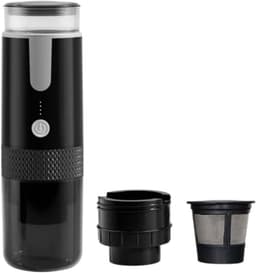 Draagbaar koffiezetapparaat - koffiemachines, Draagbare elektrische espresso-koffiezetapparaatmachines for één persoon met kopje koffiepoeder en capsulebak Oplaadbaar automatisch, voor kamperen, reize — thumbnail 5