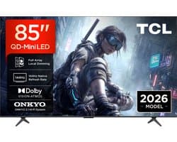 TCL 85T8D - 85 inch - 4K QD-MiniLED - 2026 - Smart TV