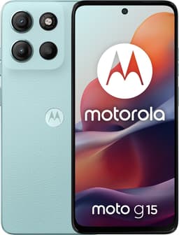 Motorola moto g15 - 4/128GB - PANTONE Glacier Blue — thumbnail 1