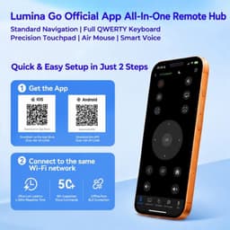 Mini Beamer 1280 X 720 - 4K Ondersteuning - Wi-Fi 6 Bluetooth 5.4 - LCD Scherm - Draagbaar - Voor Thuisbioscoop Gamen En Binnen — thumbnail 5