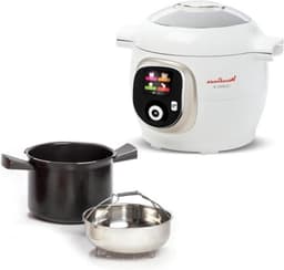 Intelligente multikoker - Snelkookpan - Koken versnellen - 180 recepten - 6 liter - Wit — thumbnail 1