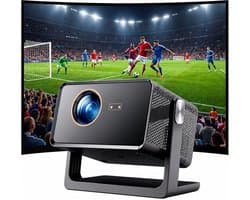 4K Smart Beamer - Netflix Ondersteuning - Autofocus en Keystone Correctie - 900 ANSI Lumen - WiFi 6 - Bluetooth 5.2 - 180° Verstelbare Standaard - Tot 300 Inch Scherm