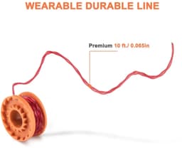 geschikt voor Worx WA0010 WG163, WG155 en WG180 grasmaaiers, automatische kabelaanvoer, werkt op batterijen, kabellengte van 3 geschikt voorer (10 voet). — thumbnail 2