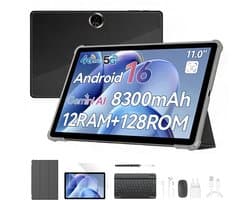 Blackview ZENO5 - Tablet - 11 inch - 12GB RAM - 128GB ROM- 8300mAh- Android 16 - Zwart