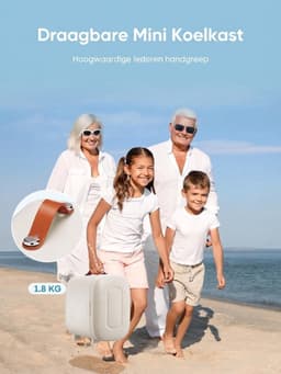 SP® Mini Koelkast - 5L Capaciteit - Minibar - Skincare Koelkast - Wit - 29cm x 20cm x 27cm — thumbnail 3