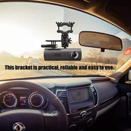 SnelShoppen - Denash Dash Cam Holder Achteruitkijkspiegel - 360 Graden Rotatable Dash Camera Steun Kit - Betrouwbare en Praktische Auto Dashcam Bevest — thumbnail 2