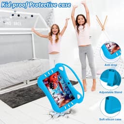 SnelShoppen - Kids Tablet 7 Inch Android voor Kinderen met WiFi, Bluetooth, Ouderlijk Toezicht, Dubbele Camera, 32GB ROM, Geschikt voor Kinderen van 3 — thumbnail 4
