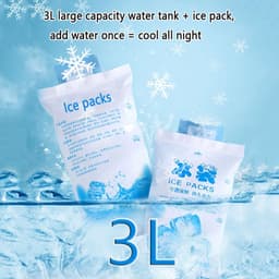 Draagbare luchtkoeler - Mobiele airco - Ruimte verkoelen - 3-in-1 functie - 3 liter tank - Koud en warm — thumbnail 5