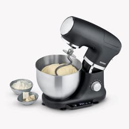 Keukenmachine met Weegschaal - Deegmachine Mixer - Zelf Bakken - Geïntegreerde Weegschaal - 55 Liter Kom - Zwart Mat — thumbnail 3