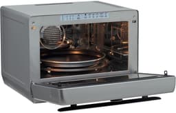 SnelShoppen - 5-in-1 Magnetron Roestvrij Staal, 1000W, 33L, Hetelucht 1500W, Kwartsgrill 1200W, Stoomgaren, Smeltfunctie, Snelontdooien, Keukenaccesso — thumbnail 1