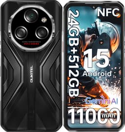 OUKITEL WP55S Outdoor Smartphone 5G-24 RAM-512 ROM-11000 mAh batterij-6.6 inch HD scherm-64MP camera-NFC-Android15 — thumbnail 1