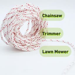 Startkabel grasmaaier 10m - 4mm nylon - vervangingskoord - geschikt voor verschillende machines - ShopVlot — thumbnail 2