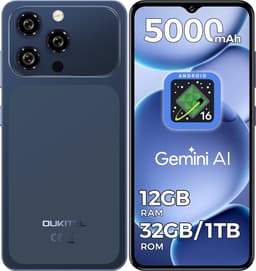 OUKITEL C17 Smartphone 4G-Android16-12 RAM-32 ROM/1TB-6.52 inch HD-5000mAh-13MP camera — thumbnail 1