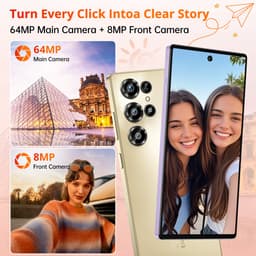 OUKITEL C66 Smartphone 4G-16 RAM-128ROM-6.73 inch HD 120HZ-5000 mAh-64MP camera-Android16 — thumbnail 2