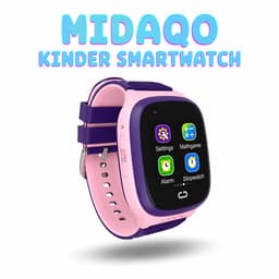 4G GPS Smartwatch - Midaqo Kinder Smartwatch - GPS Horloge - Acurate GPS - Sos Oproep - Bellen En Video Bellen - Spraakberichten - Route Historie - Geo Fence - IP67 Waterproof. — thumbnail 1