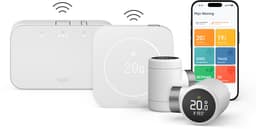 tado° Draadloze Slimme Thermostaat X (2e gen.) Multi-Room Starterskit - Incl. 2 Radiatorknoppen - OpenTherm & Relay - Matter, Google Home, Alexa & Apple Home - Wit — thumbnail 1