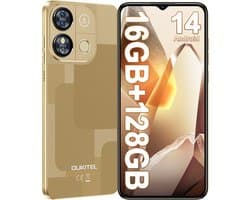 OUKITEL C57 PRO Smartphone 4G-16GB RAM- 128 GB Opslag-4300 mAh Accu-Android 14-6,52 duim HD-scherm