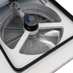 Dakventilator Camper - Motorhome Ventilator - Frisse Lucht - Met LED Verlichting - 36x40 cm - Wit — thumbnail 2