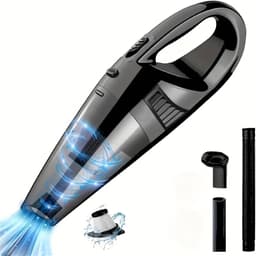 Draagbare Kruimelzuiger - Mini Stofzuiger - Auto en Huis - Sterke Zuigkracht - 500g Capaciteit - One Color — thumbnail 1