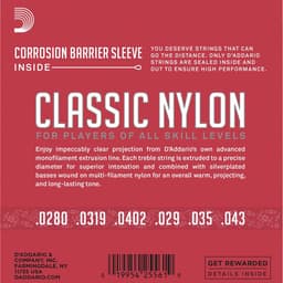 D'Addario EJ27N-3D Klassieke Gitaarsnaren 3-Pack - Normale Spanning — thumbnail 3
