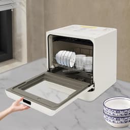 Tafelvaatwasser - Compacte vaatwasser Mini vaatwasser - Servies Reinigen - Geen Watertoevoer Nodig - 43 x 39 x 46 cm — thumbnail 3