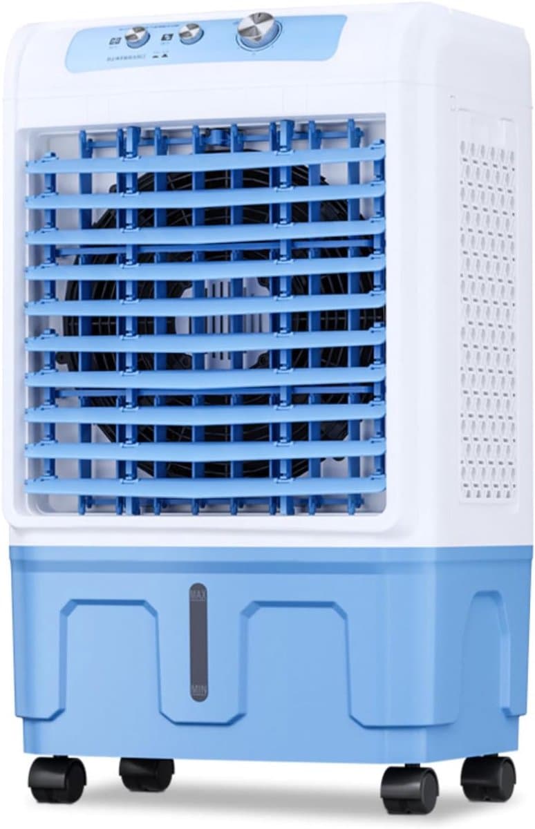 Draagbare Airco - Ventilator Koeler - Kamer Koelen - Grote Watertank - 80CM - Mechanisch — afbeelding 1