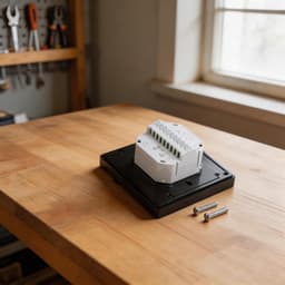 Slimme thermostaat - Programmeerbaar apparaat - Energie besparen - Precieze temperatuurregeling - 124 mm dun - Zwart — thumbnail 5