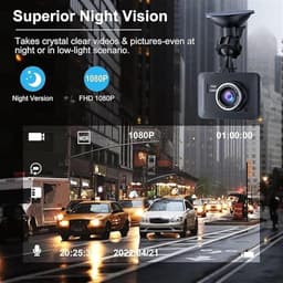 Dash Cam Auto - Autocamera Rijrecorder - Veilig Rijden - 170 Graden Groothoek - 27 Inch Scherm - Zwart — thumbnail 4