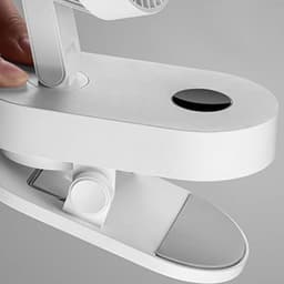 Elektrische Ventilator - Wandmontage Clip - Ruimte Koelen - Stille Werking - 17 cm - Wit — thumbnail 2