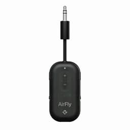 Twelve South AirFly Pro 2 – Geniet van In-Flight Entertainment met Draadloze Hoofdtelefoons – Koppel Twee Sets Draadloze Hoofdtelefoons voor Gedeeld Luisteren – Meer dan 25 Uur Batterijduur - Zwart — thumbnail 1