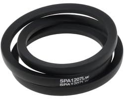 Omgoods- Aandrijfriem Perfecte Pasvorm - Buitenlengte 1225 mm - Binnenlengte 1162 mm - Rubber - Betrouwbare Prestaties - Soepele Werking - Grasmaaier Riem