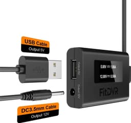 SnelShoppen - Dash Camera Power Adapter 3-Pin voor Seat, Skoda, Cupra - LED Display USB Oplader met 5V 12V Output - Eenvoudig te Installeren voor Rege — thumbnail 3