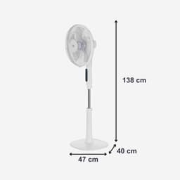 Black+Decker B0F99TBZ14 statiefventilator 40 cm - Extra stil door DC-motor - 30 Watt — thumbnail 5
