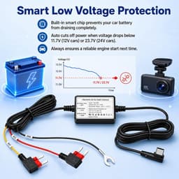 Solidchoice - Dashcam Hardwire Kit met Laagspanningsbeveiliging — thumbnail 3