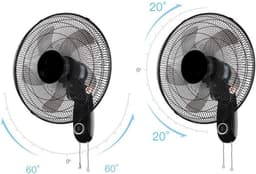 Wandventilator - Muurventilator Ventilator - Ruimte Koelen - Mechanische Pull Line - 16 Inch - rood — thumbnail 5