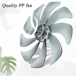 Wandventilator - Muurventilator Ventilator - Ruimte Koelen - Stille Werking - 41 cm - rood — thumbnail 4