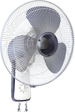 Wandventilator - Muurventilator - Ruimte Koelen - 3 Snelheden - 45 cm - Rood — thumbnail 1