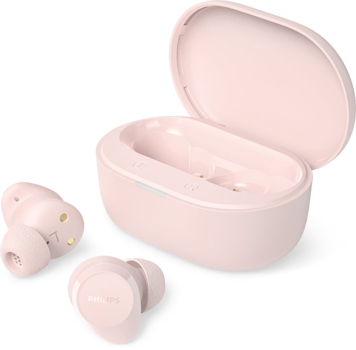 PHILIPS TAT1300PK - True Wireless Oordopjes - Bluetooth 6.0 - Tot 24 Uur Batterijduur - IPX4 Waterbestendig - Roze — afbeelding 1