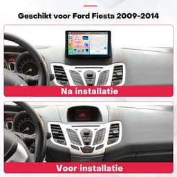 Boscer 2 Din Autoradio - Geschikt voor Ford Fiesta (2009-2014) - Draadloos Apple CarPlay & Android Auto - 9 Inch HD Touchscreen - Android 15 - 6+128GB - GPS Navigatie - WiFi, Bluetooth & USB - Achteruitrijcamera & Microfoon — thumbnail 2