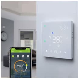 Slimme thermostaat - Temperatuurregelaar - Comfort regelen - Wifi verbinding - 4P - Wit — thumbnail 5