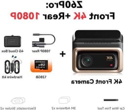 4K Dual Dashcam – Auto Camera – Dashcam Met GPS – Rijveiligheid Camera – Parkeermonitor – 4G Verbinding – Sony STARVIS Sensor – 24/7 Parkeermonitoring — thumbnail 2
