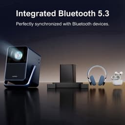 Beamer – Projector – Mini Beamer – Draagbare Beamer – Office Projector – Native Full HD 1080p – 1000 ANSI Lumen – WiFi 5.3 Draadloos — thumbnail 2