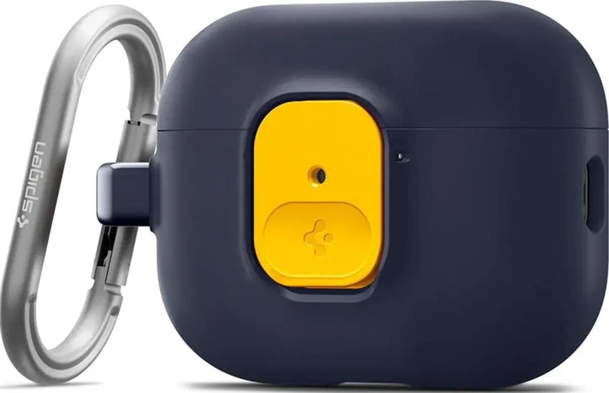 Spigen Hoesje Geschikt voor AirPods Pro 3 - Nano Pop Case met Karabijnhaak Blueberry — afbeelding 1
